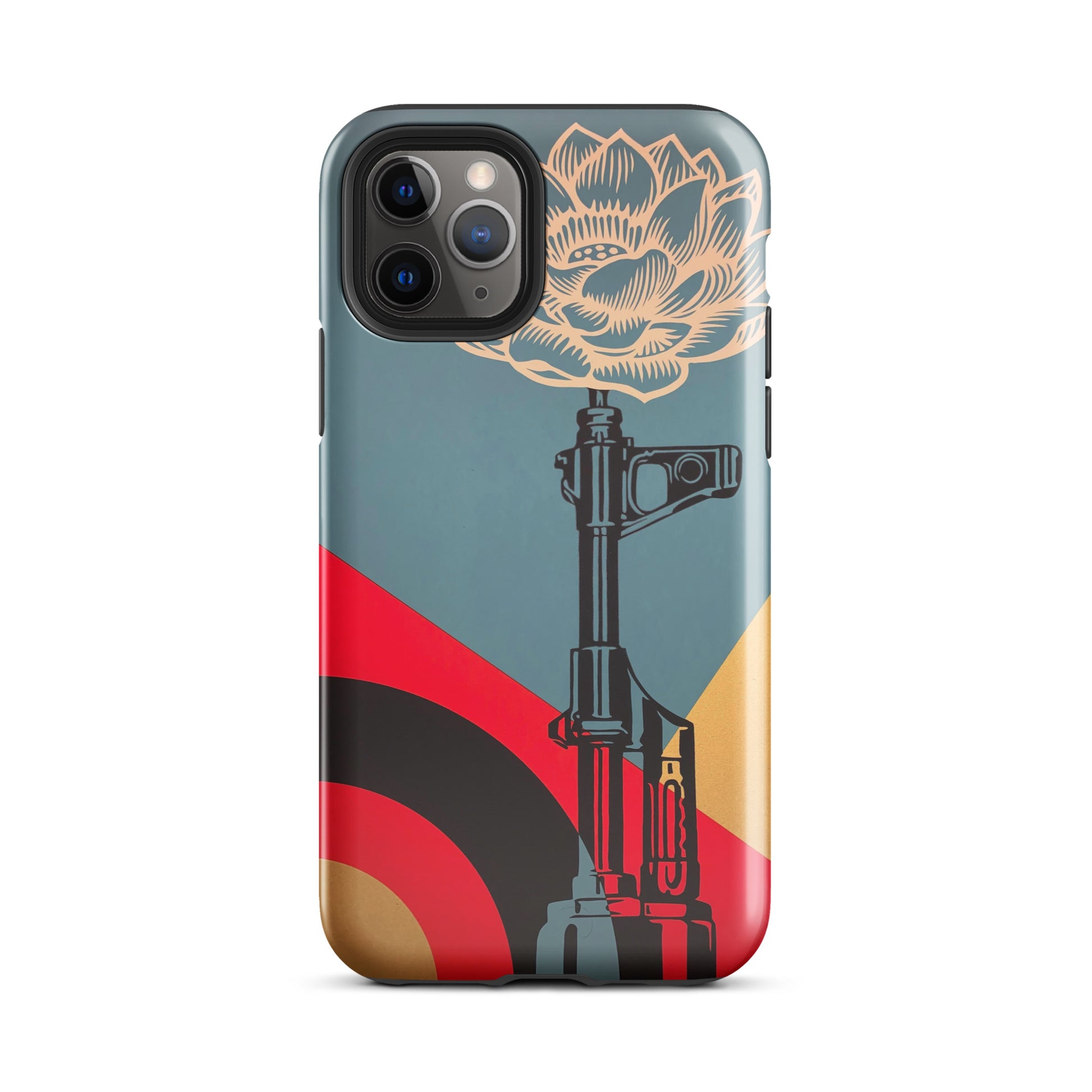 OBEY AK-47 White Lotus iPhone Case Phone Cases Co. OBEY AK-47 White Lotus iPhone Case Phone Cases Co.