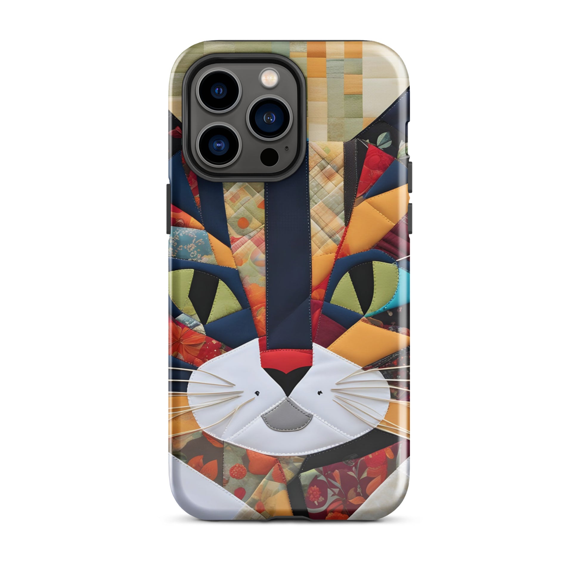 Quilted Cat Design iPhone Case Phone Cases Co. Quilted Cat Design iPhone Case Phone Cases Co.